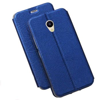 Simple Clamshell Thin Silicone Flip Leather Protective Case For Meizu M5S